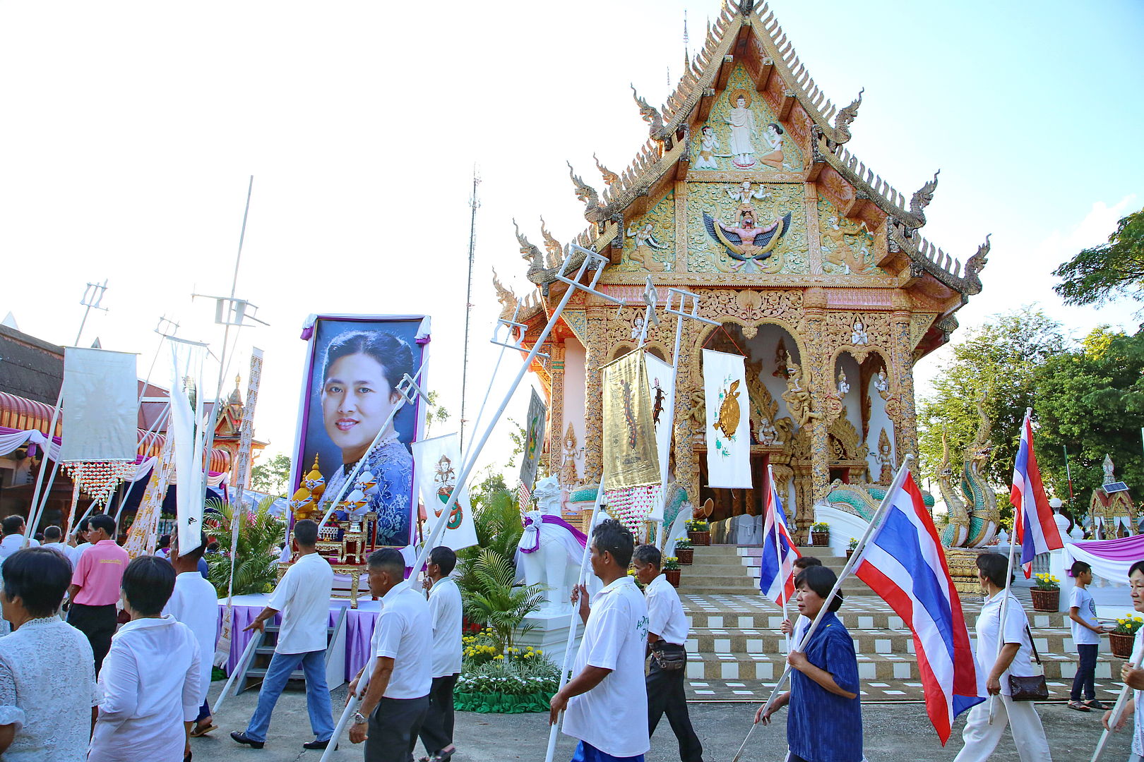 มฟล. จัดพิธีสมโภชผ้ากฐินพระราชทานสมเด็จพระเทพรัตนราชสุดาฯ สยามบรมราชกุมารี ประจำปี 2561