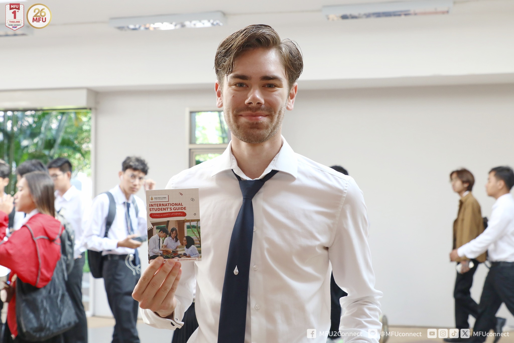 มฟล. ต้อนรับนักศึกษาชาวต่างชาติ จัดกิจกรรม New International Students Orientation 2024 มุ่งหวังให้สามารถใช้ชีวิตและเรียนรู้ได้อย่างมีความสุข