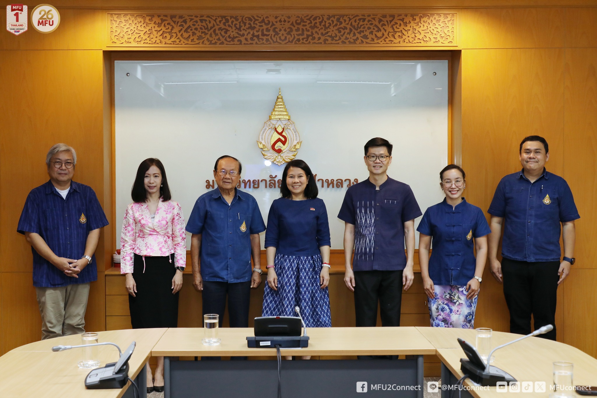 อธิการบดี มฟล. พบผู้ก่อตั้งโครงการเยาวชนไทยในวันพรุ่งนี้ รับสานต่อมอบทุนการศึกษาเยาวชนไทย 17 จังหวัดภาคเหนือ ส่งเสริมโอกาสทางการศึกษาที่สูงขึ้น หวังสร้างทรัพยากรบุคคลที่มีคุณภาพสู่สังคมโลก