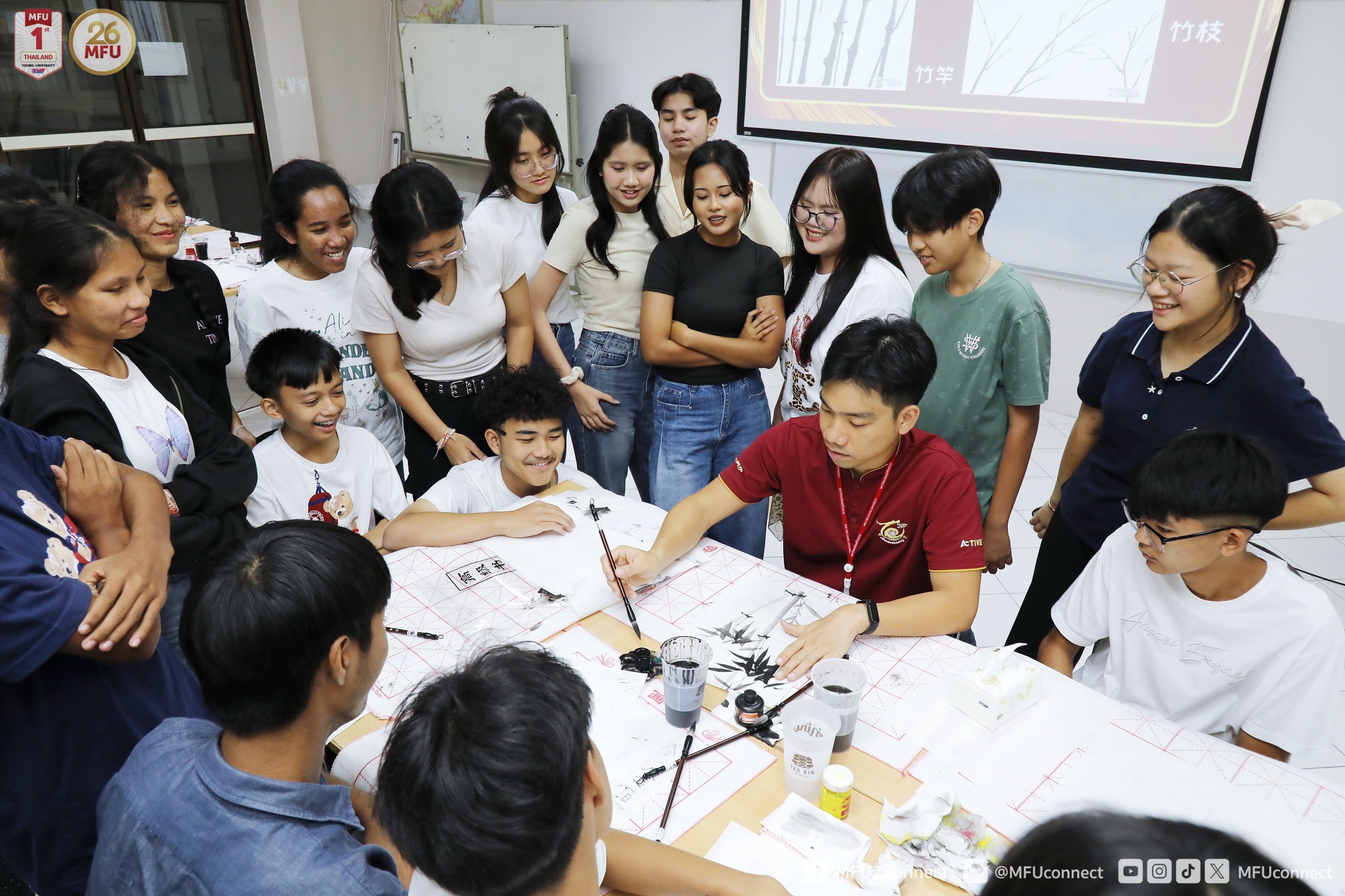 จีนวิทยา มฟล. ต้อนรับ โรงเรียนภูเก็ตวิทยาลัย ร่วมโครงการทัศนศึกษาแหล่งเรียนรู้ทางด้านภาษาและวัฒนธรรมจีน