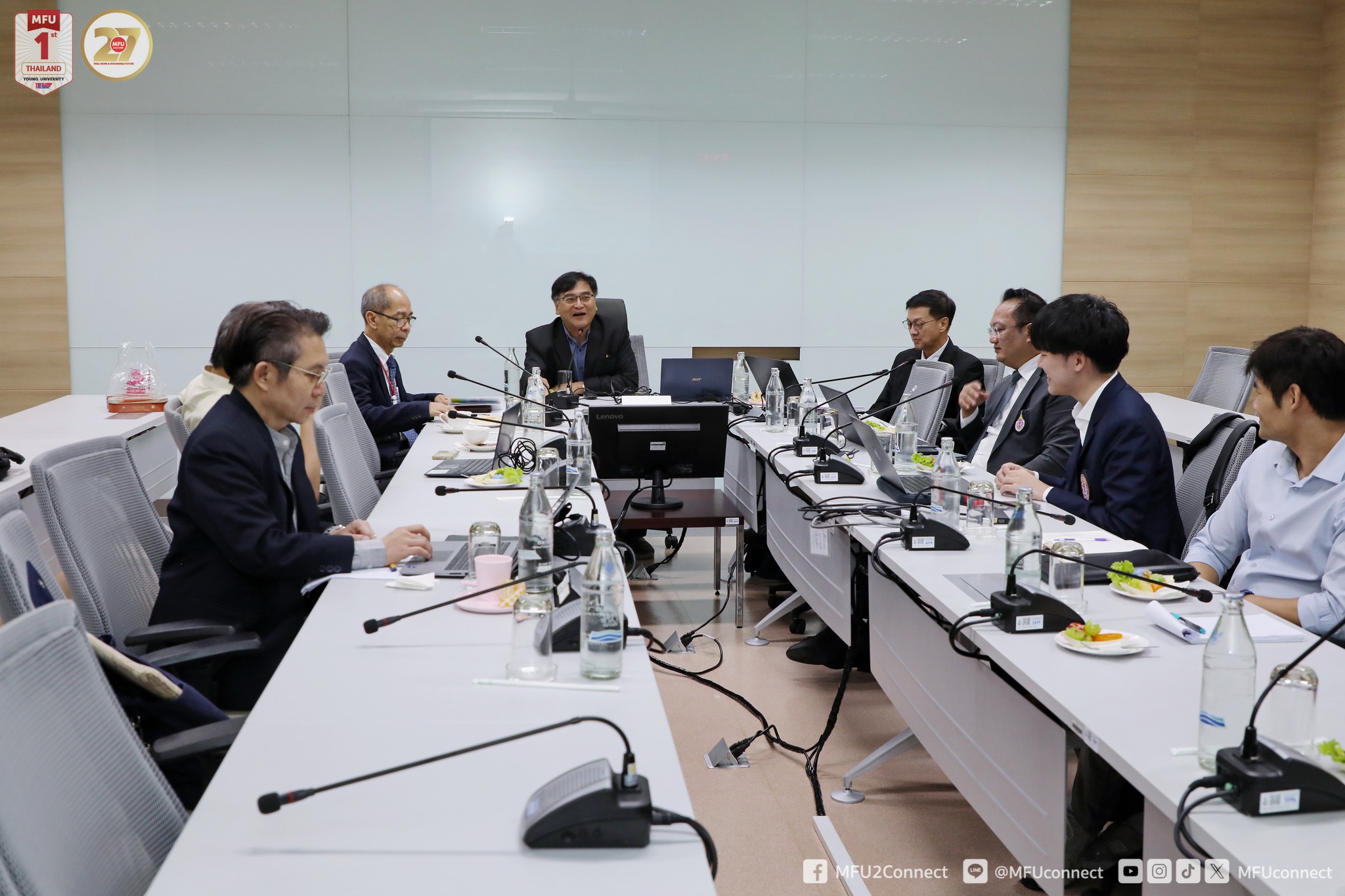 สำนักวิชาทันตแพทยศาสตร์ มฟล. จัดการประชุมคณะกรรมการองค์กรผู้บริหารทันตแพทยศาสตร์แห่งประเทศไทย (อ.บ.ท.ท.) พร้อมบรรยายพิเศษ “สานต่อและเดินหน้าโรงเรียนทันตแพทย์สร้างสุข” 